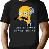 I Like The Way Snrub Thinks (1) T-Shirt - Black