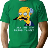 I Like The Way Snrub Thinks (1) T-Shirt - Green