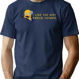 I Like The Way Snrub Thinks T-Shirt - Navy