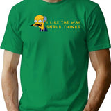 I Like The Way Snrub Thinks T-Shirt - Green