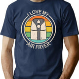 I Love My Air Fryer Funny Vintage Gift For Cooking Lovers T-Shirt - Navy