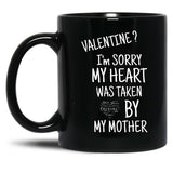 I Love My Mom (34) Black Coffee Mug
