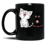 I Love My Mom (41) Black Coffee Mug