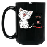 I Love My Mom (41) Black Coffee Mug