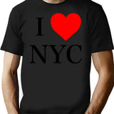 I Love Nyc T-Shirt - Retro Graphic Tee for Men & Women - Black