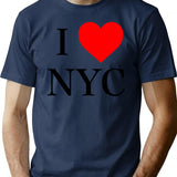 I Love Nyc T-Shirt - Retro Graphic Tee for Men & Women - Navy
