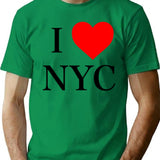 I Love Nyc T-Shirt - Retro Graphic Tee for Men & Women - Green