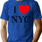 I Love Nyc T-Shirt - Retro Graphic Tee for Men & Women - Blue