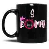 I Love Romy Black Coffee Mug