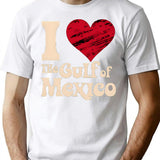 I Love The Gulf Of Mexico T-Shirt - White