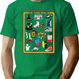 I Love The Song T-Shirt - Retro Graphic Tee for Men & Women - Green