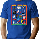 I Love The Song T-Shirt - Retro Graphic Tee for Men & Women - Blue