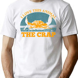 I Love This Animal The Crap Vintage T-Shirt - White