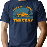 I Love This Animal The Crap Vintage T-Shirt - Navy