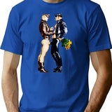 I Love Tom Of Finland T Shirt - Blue