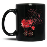 I Love You Love Happiness Black Coffee Mug