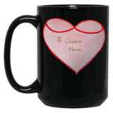 I Love You Mom (13) Black Coffee Mug