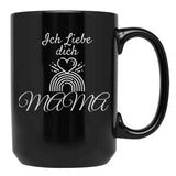 I Love You Mom (16) Black Coffee Mug - Black