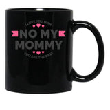 I Love You Mom (42) Black Coffee Mug - Black