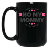 I Love You Mom (42) Black Coffee Mug