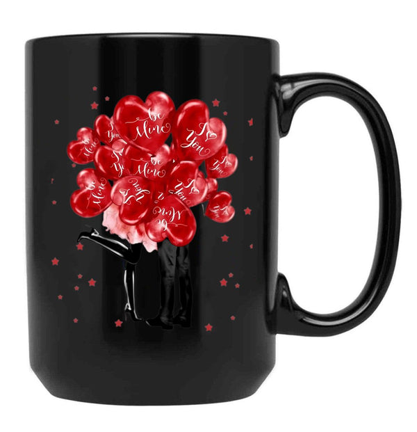 I Love You More Black Coffee Mug - Black