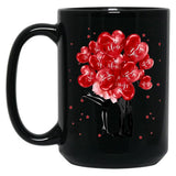 I Love You More Black Coffee Mug