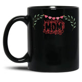 I Love You Mother Black Coffee Mug