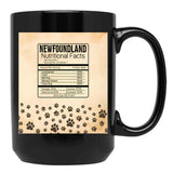I Love You My Granddaughter Grandma Black Coffee Mug - Black