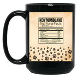 I Love You My Granddaughter Grandma Black Coffee Mug
