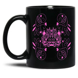 I Love You My Mom Forever Gift Design (1) Black Coffee Mug