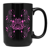 I Love You My Mom Forever Gift Design (1) Black Coffee Mug - Black