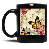 I Love You (1) Black Coffee Mug