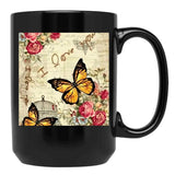 I Love You (1) Black Coffee Mug - Black