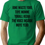 I Miss You T-Shirt - Retro Graphic Tee for Men & Women - Green
