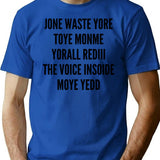 I Miss You T-Shirt - Retro Graphic Tee for Men & Women - Blue