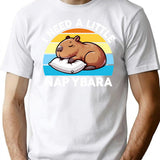 I Need A Little Napybara Capybara T-Shirt - White