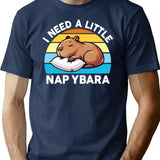 I Need A Little Napybara Capybara T-Shirt - Navy