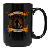 I Never Knew How Much Love My Heart Could Hold Until Someone Called Me Daddy Father And Daughter Funny Vintage Cute (1) Black Coffee Mug - Black