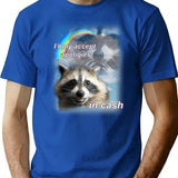 I Only Accept Apologies In Cash T-Shirt - Blue