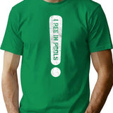 I Pee In Pools Embarrassing Humor Funny Pool Joke T-Shirt - Green