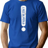 I Pee In Pools Embarrassing Humor Funny Pool Joke T-Shirt - Blue