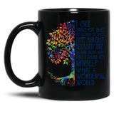 I See Skies Of Blue And Clouds Of White The Bright Blessed Day Black Coffee Mug