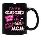 I Try To Be Good But I Take After My Phlebotomist Mom Floral Family Mother'S Day Black Coffee Mug - Black
