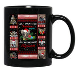 I Want Elephants For Christmas-Gigapixel (1) Black Coffee Mug - Black