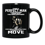 I Was Born In November (1) Black Coffee Mug - Black
