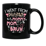 I Went From Mama To Mommymombruh Black Coffee Mug - Black