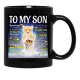 I Will Always Be There To Support You Black Coffee Mug - Black