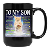 I Will Always Be There To Support You Black Coffee Mug - Black