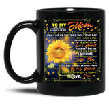 I Will Always Be Your Litlle Boy Black Coffee Mug