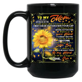 I Will Always Be Your Litlle Boy Black Coffee Mug